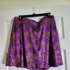 Greg Norman Womens Majestic Pull-On Knit Golf Skort